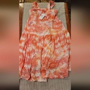 Old Navy Midi Tie Dye Dress